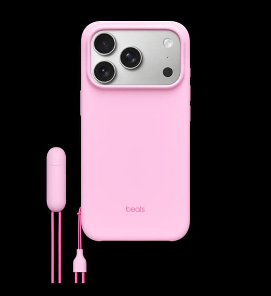 Beats iPhone 17 Pro Kickstand Case with MagSafe and Camera Control – Pebble Pink in Pakistan at Apple Official Pakistan